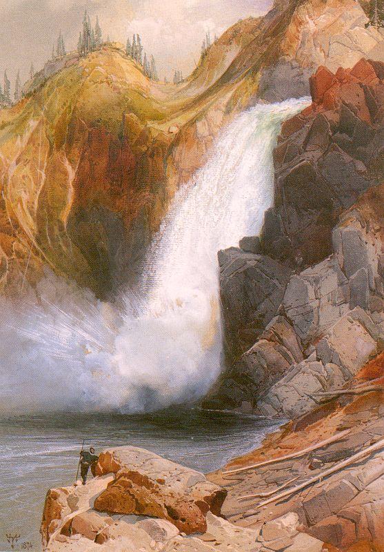 Moran, Thomas Upper Falls, Yellowstone oil painting image